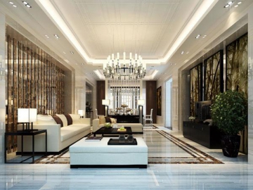 Baldosa de porcelana pulida serie MARBLE