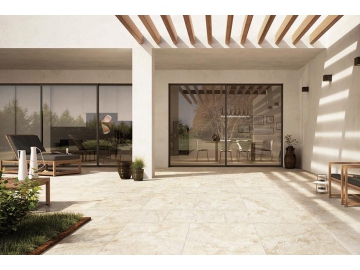 Baldosa de Porcelana serie Travertine