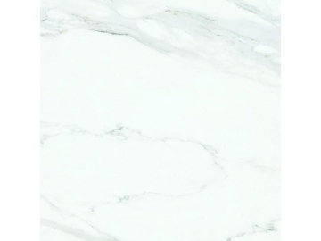 Baldosa de porcelana pulida serie White Marble