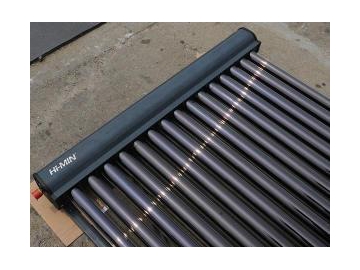 Colector solar de tubos con forma de U