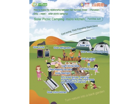 Set de camping solar para picnic