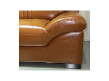 Sofá de piel contemporáneo GF056