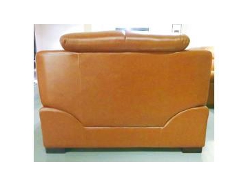 Sofá de piel contemporáneo GF056