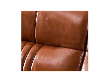 Sofá de piel contemporáneo GF056