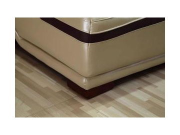 Sofá de piel contemporáneo GF096