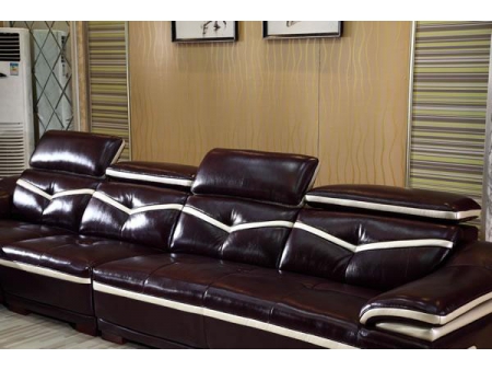 Sofá de piel contemporáneo GF096B