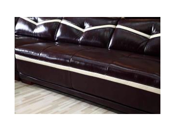Sofá de piel contemporáneo GF096B