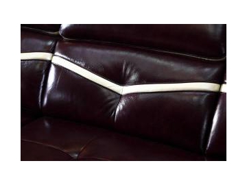 Sofá de piel contemporáneo GF096B