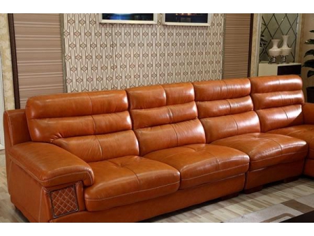 Sofá de piel contemporáneo GF098
