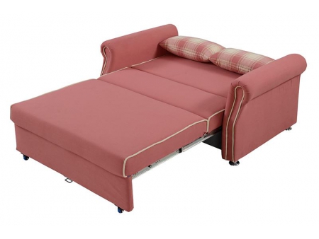 Sofá convertible de tela de dos cuerpos