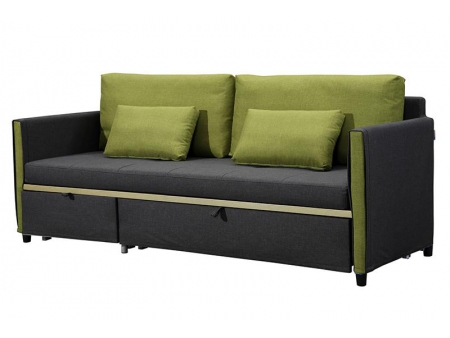 Sofá convertible de tela Queen Size