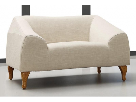 Sillón para oficina estilo moderno con marco de madera