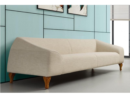 Sillón para oficina estilo moderno con marco de madera