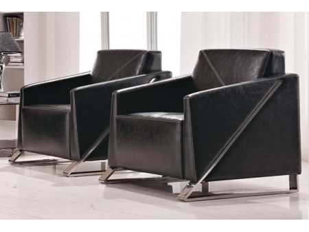 Sillón de cuero comercial