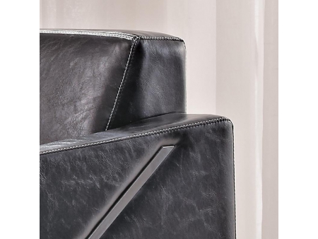 Sillón de cuero comercial