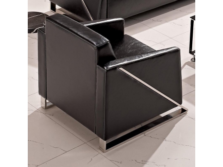 Sillón de cuero comercial
