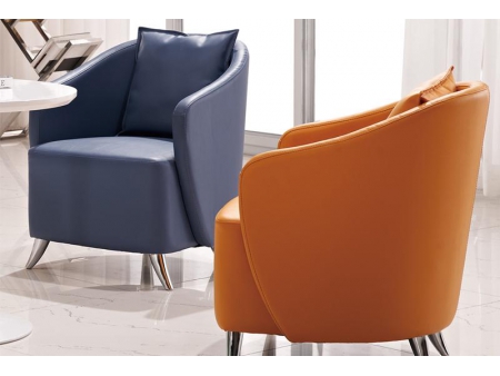 Sillón de cuero de un cuerpo