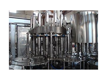 Máquina llenadora de botellas para bebidas calientes
