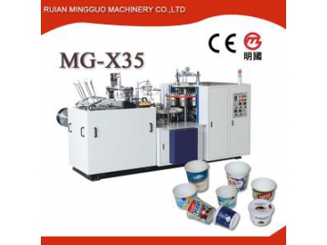 Máquina para fabricar tazones de papel MG-Z35