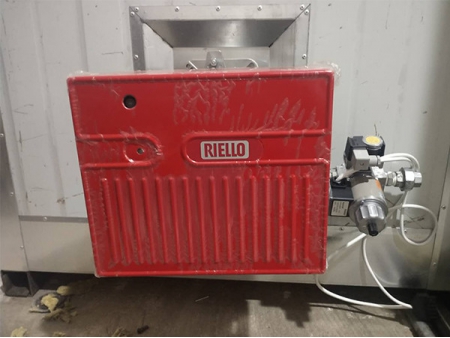 Horno para revestimiento en polvo con GLP