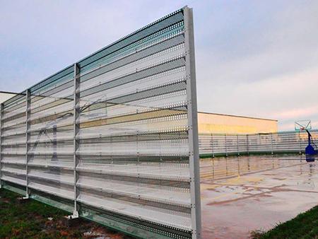 Barrera rompevientos para canchas deportivas, pantalla contra el viento para tenis