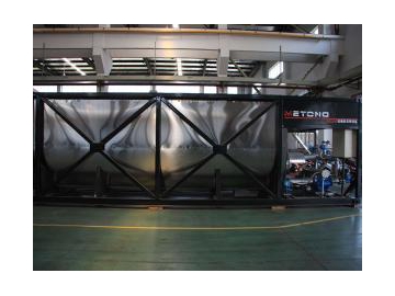 Planta para mezclas bituminosas con adición de caucho