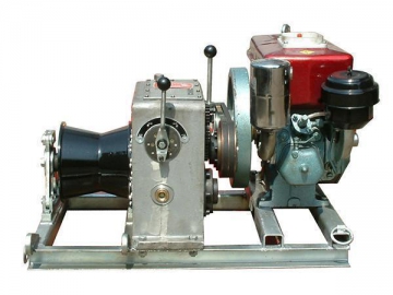 Cabrestante con motor diesel