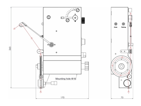 Tensor servo de bobinadoras