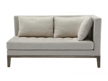Sofá cama de tela