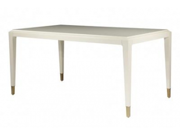 Mesa de comedor rectangular en madera de abedul
