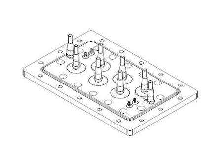 Placa de bornes para aire acondicionado comercial - semihermética