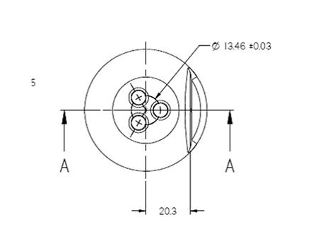 Terminal/Borne/Tapa para mini compresor