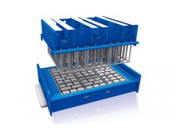 Molde para bloques huecos de construcción