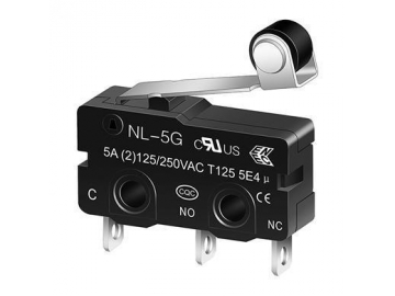 Mini interruptor con palanca de rodillo NL-5G/10G