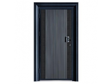 Puerta de entrada de aluminio para edificios municipales