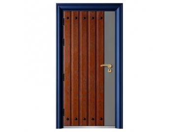 Puerta de entrada de aleación de aluminio para banco