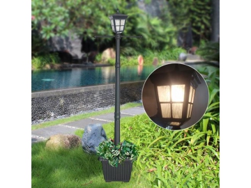 Poste LED para exteriores con maceta de aluminio fundido ST4311AHP-A
