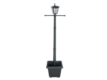 Poste LED para exteriores con maceta de aluminio fundido ST4311AHP-A