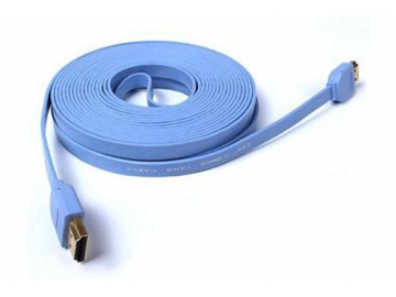 Cable HDMI 2.0 4K, cable plano para computadora y TV