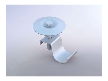 Abrazadera para plataformas de andamios