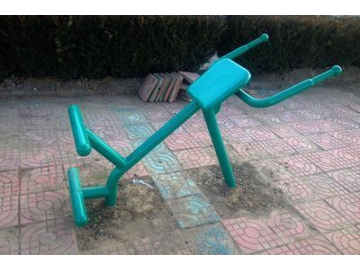 Entrenador de espalda para fitness al aire libre
