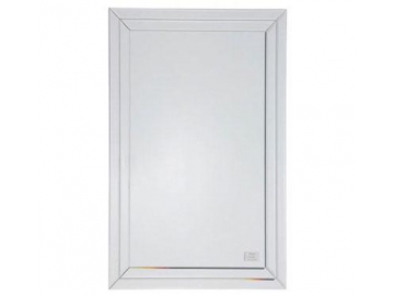 Espejo rectangular sin marco para baño