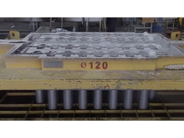 Máquina de fundición para planta de aleación de aluminio