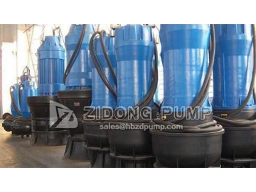 Bomba de flujo axial sumergible