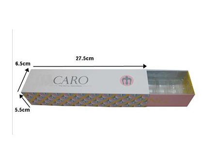 Caja para macarrones, cajas de papel blanco