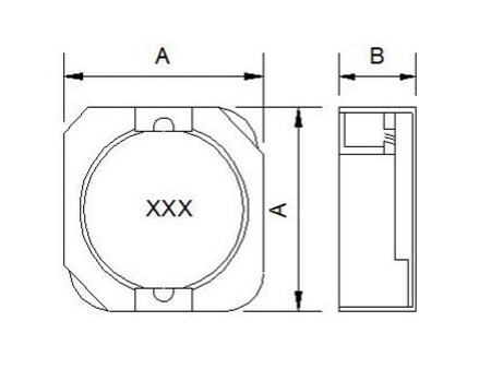 Inductor de potencia SMD, 10.5mm