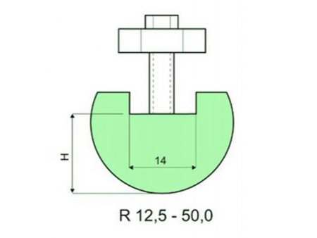 Punzones de radio con soporte R 7-50, Utillaje para plegadora Trumpf