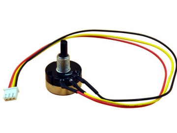 Potenciómetro rotatorio 24mm de eje aislado, RV24YN