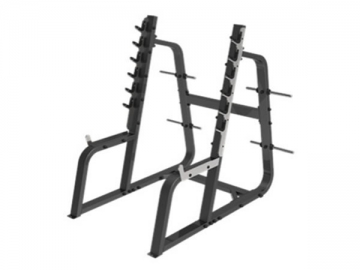 Rack de musculación de posición en cuclillas