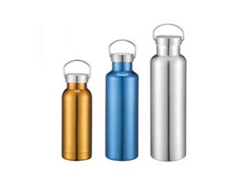 Botella Térmica Deportiva de Acero Inoxidable, con Tapón Hermético